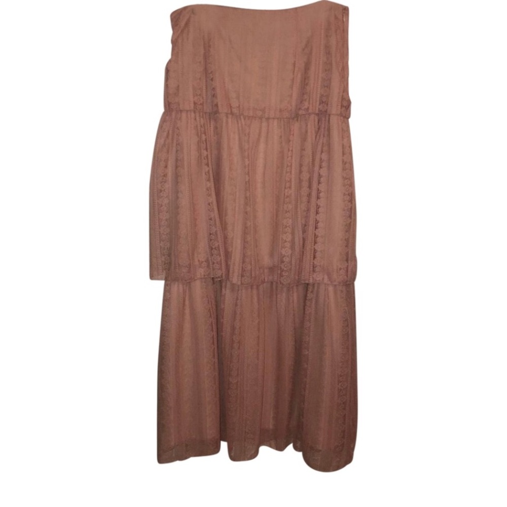 NWOT LACE LAYERED MAXI SKIRT